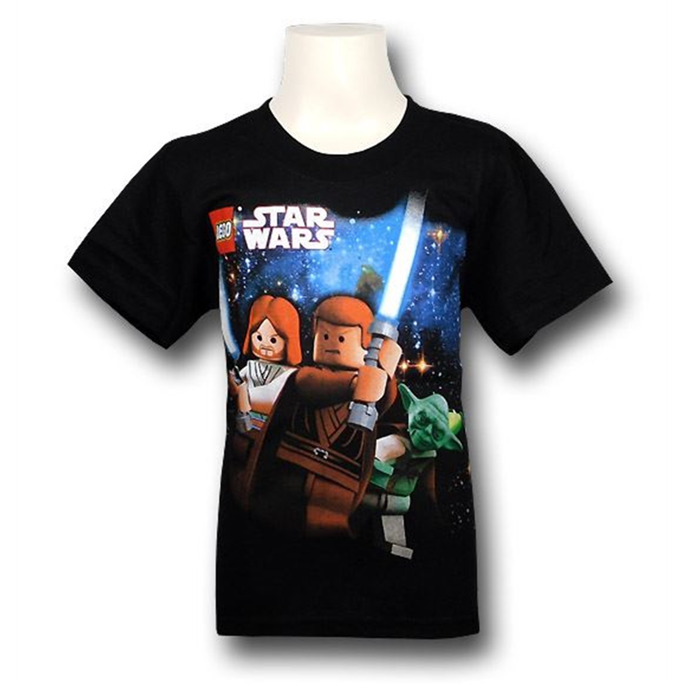 Star Wars Lego Jedi Juvenile T-Shirt, Black