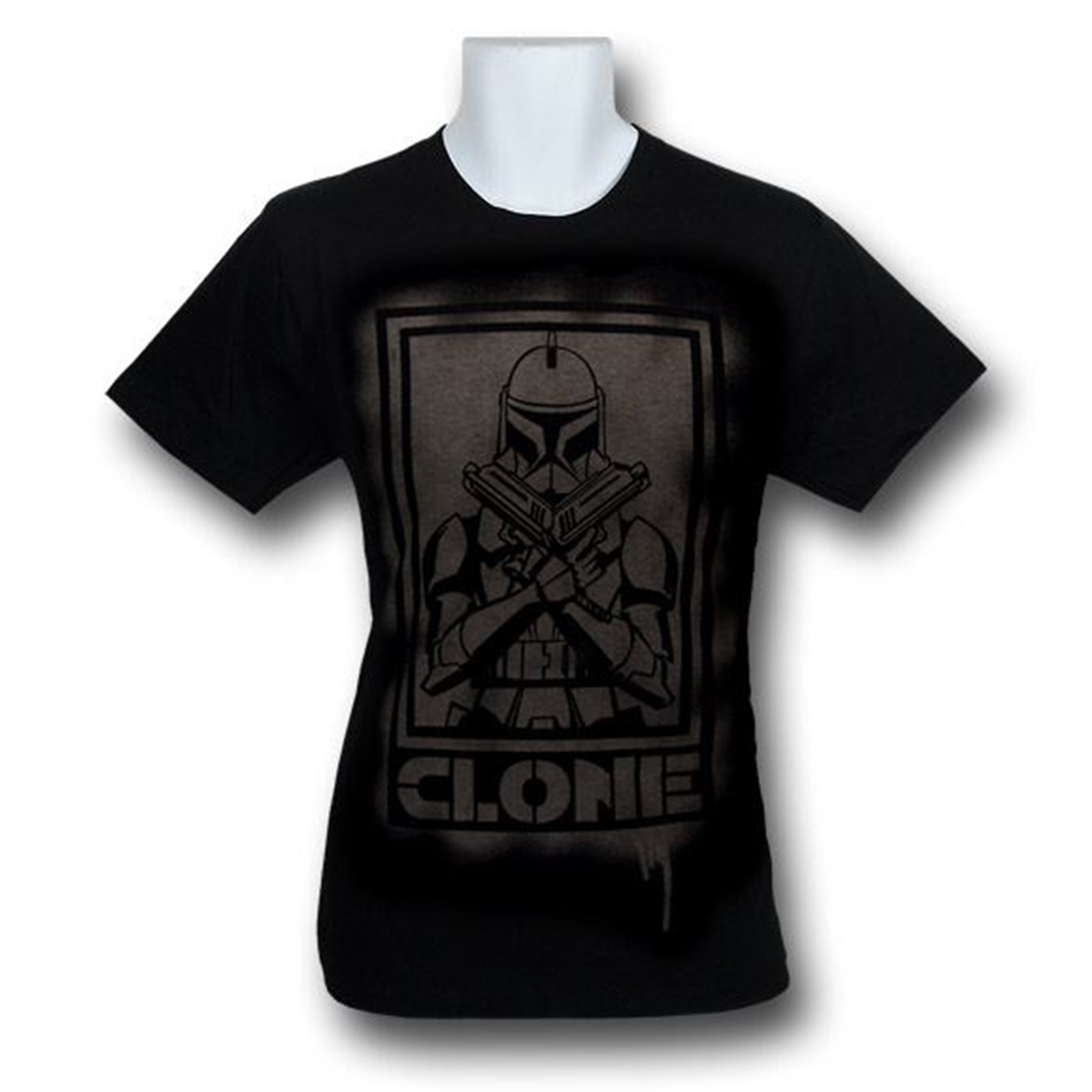 Boxed Clone Wars Kids T-Shirt, Black