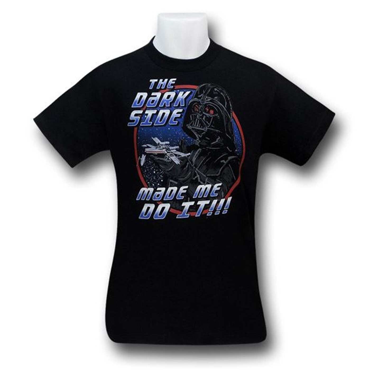 Star Wars Kids Dark Side Made Me Youth T-Shirt, Black