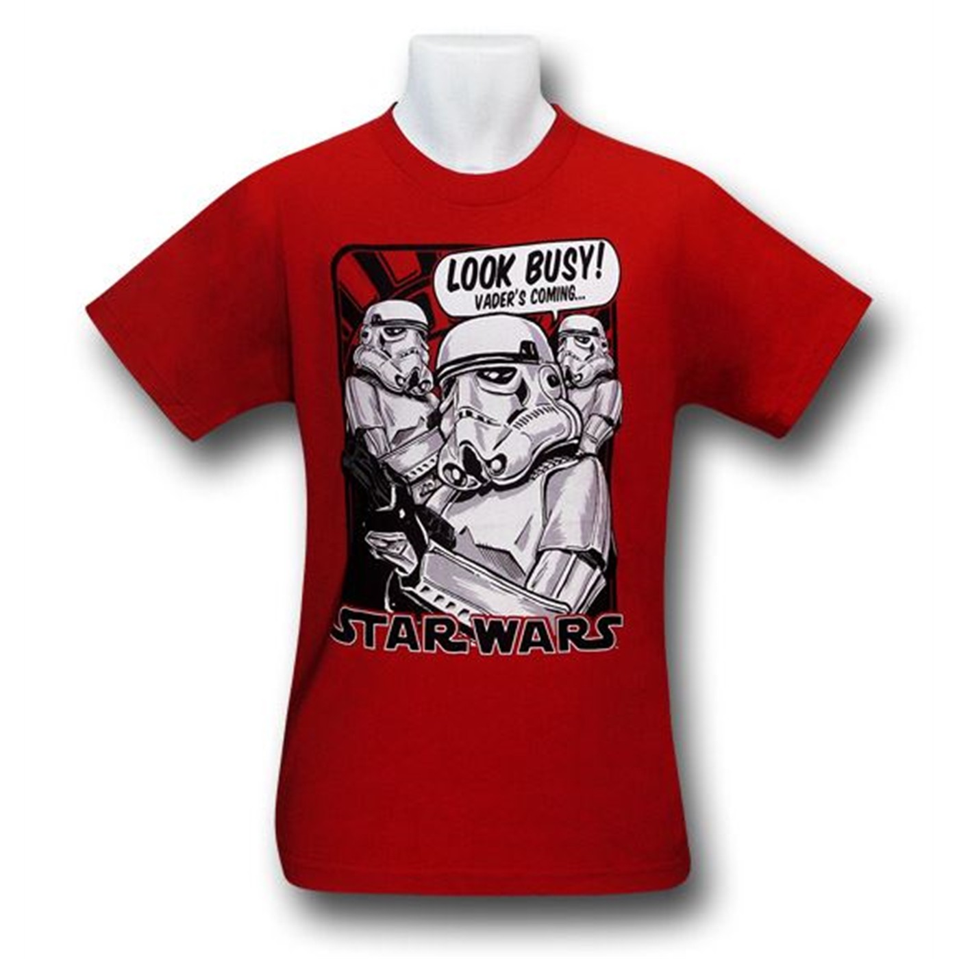 Star Wars Kids Look Busy T-Shirt, Red