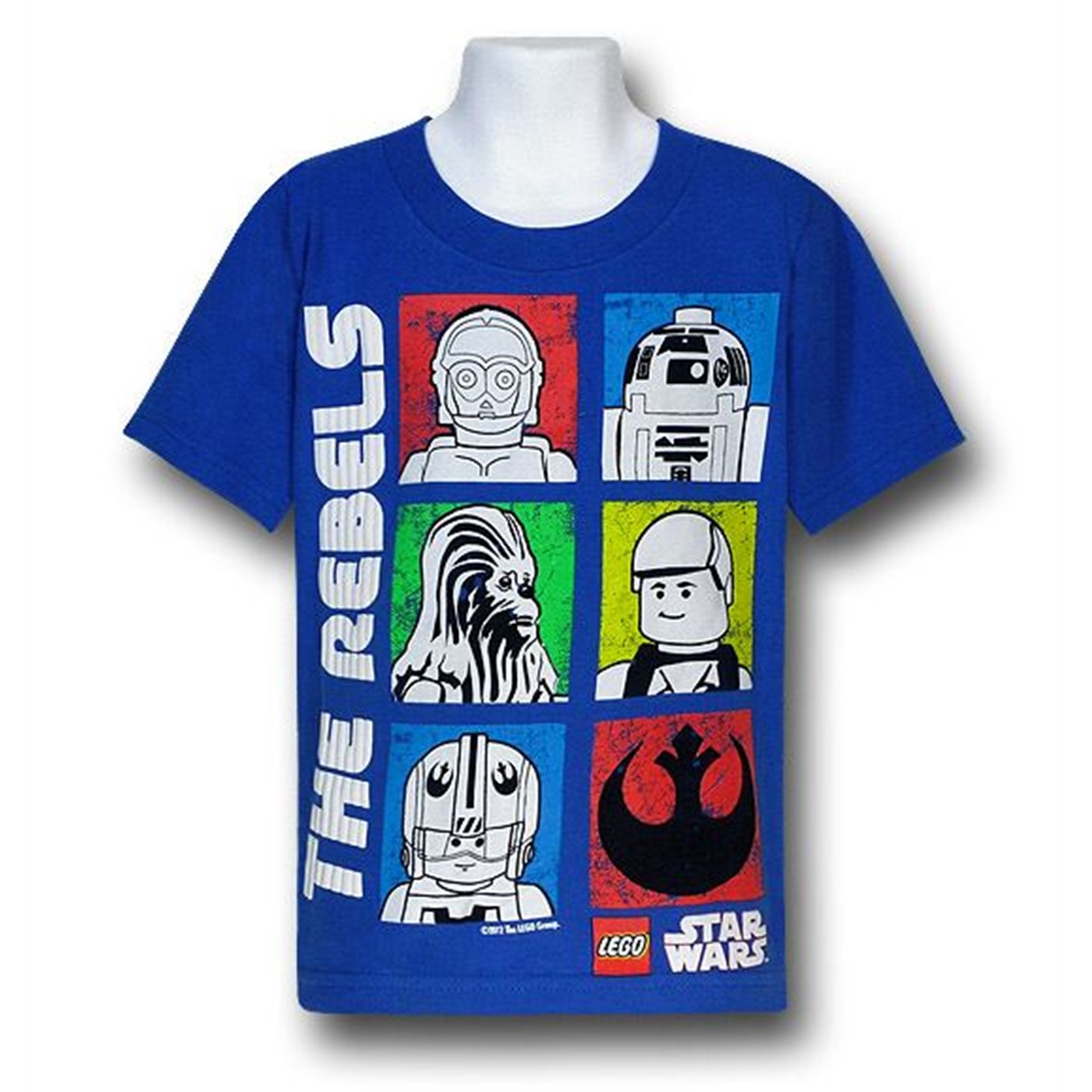 Star Wars Lego The Rebels Kids T-Shirt, Blue