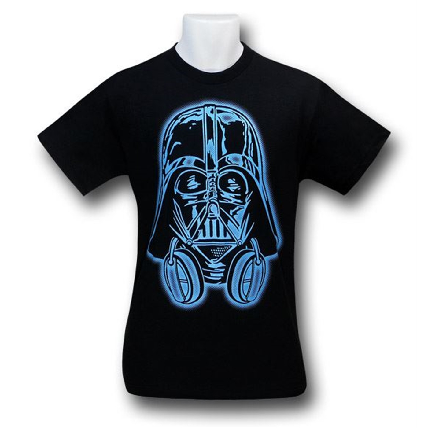 Star Wars Kids Vader Blue Glow T-Shirt, Black