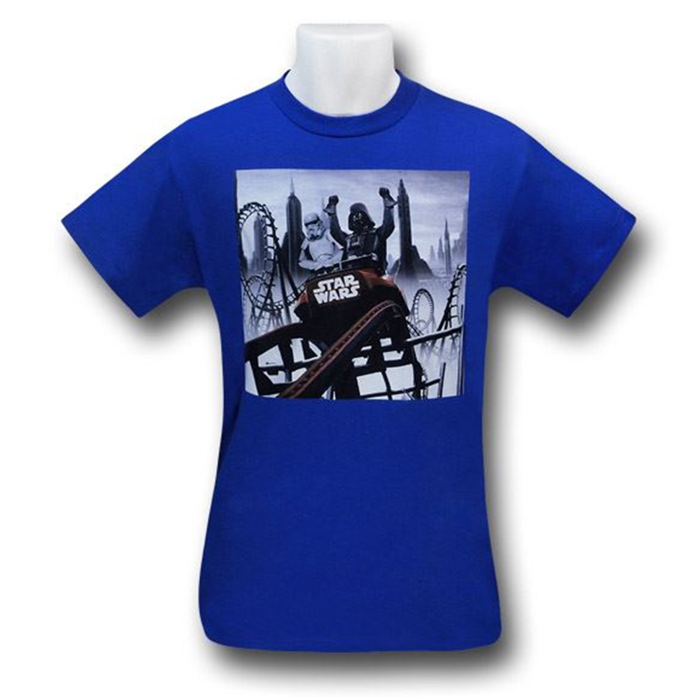 Star Wars Kids Vader Coaster T-Shirt, Blue