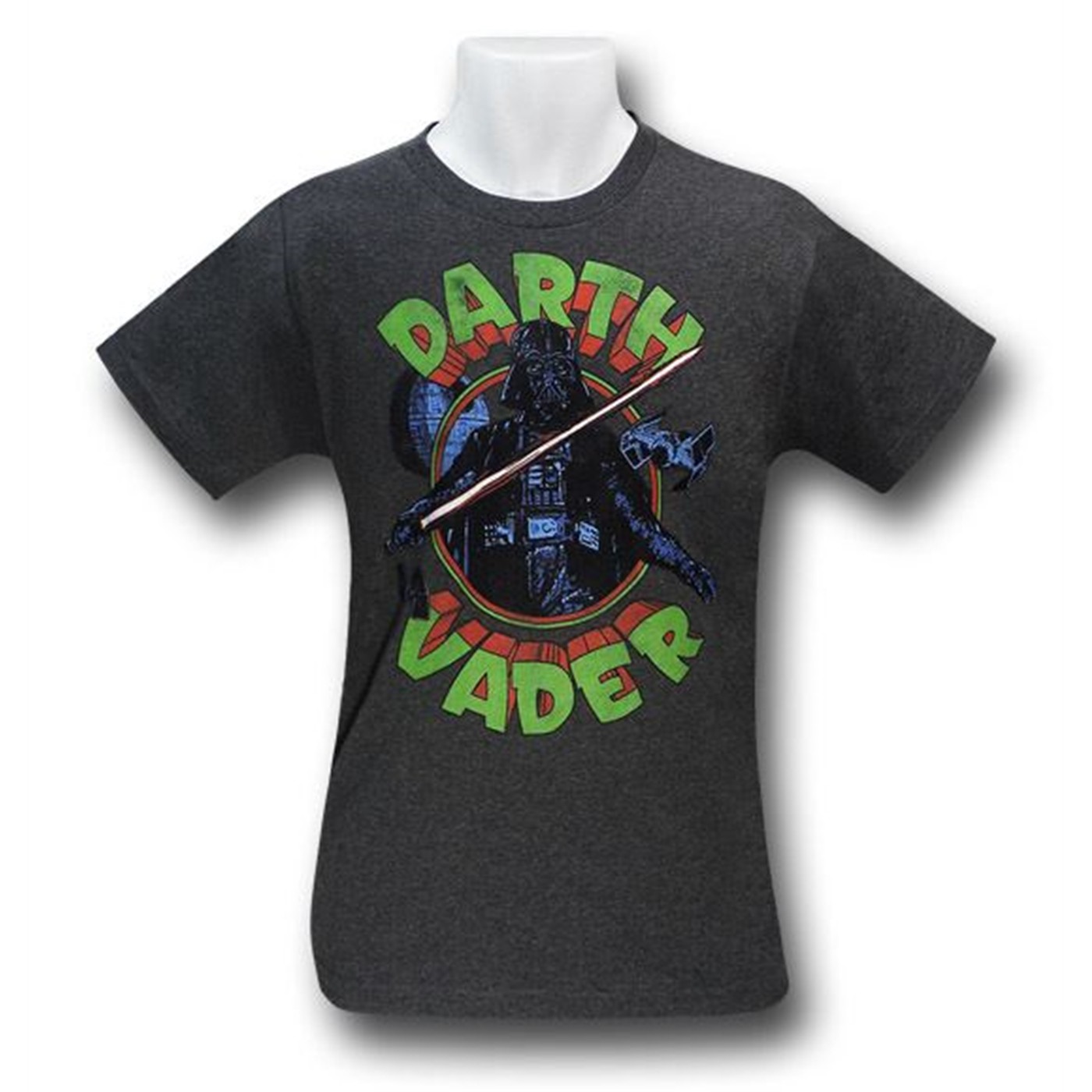 Star Wars Kids Vader Saber Grey T-Shirt