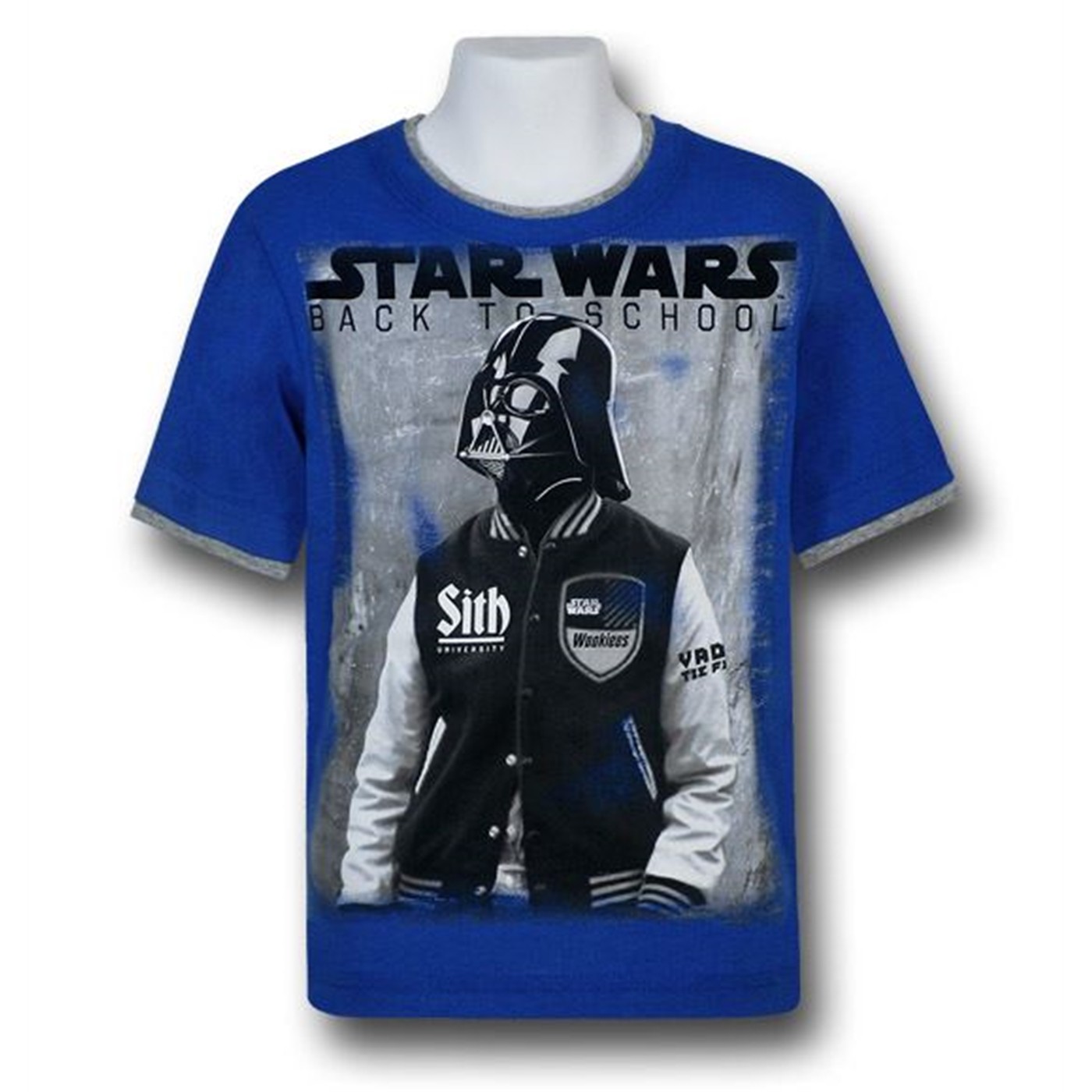 Star Wars Kids Varsity Vader T-Shirt, Blue