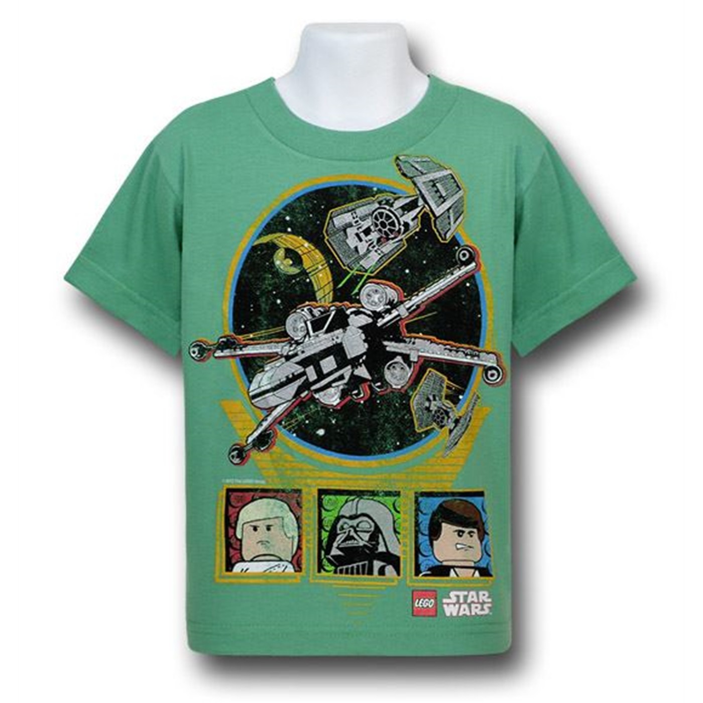 Star Wars LEGO Dog Fight Kids T-Shirt, Green