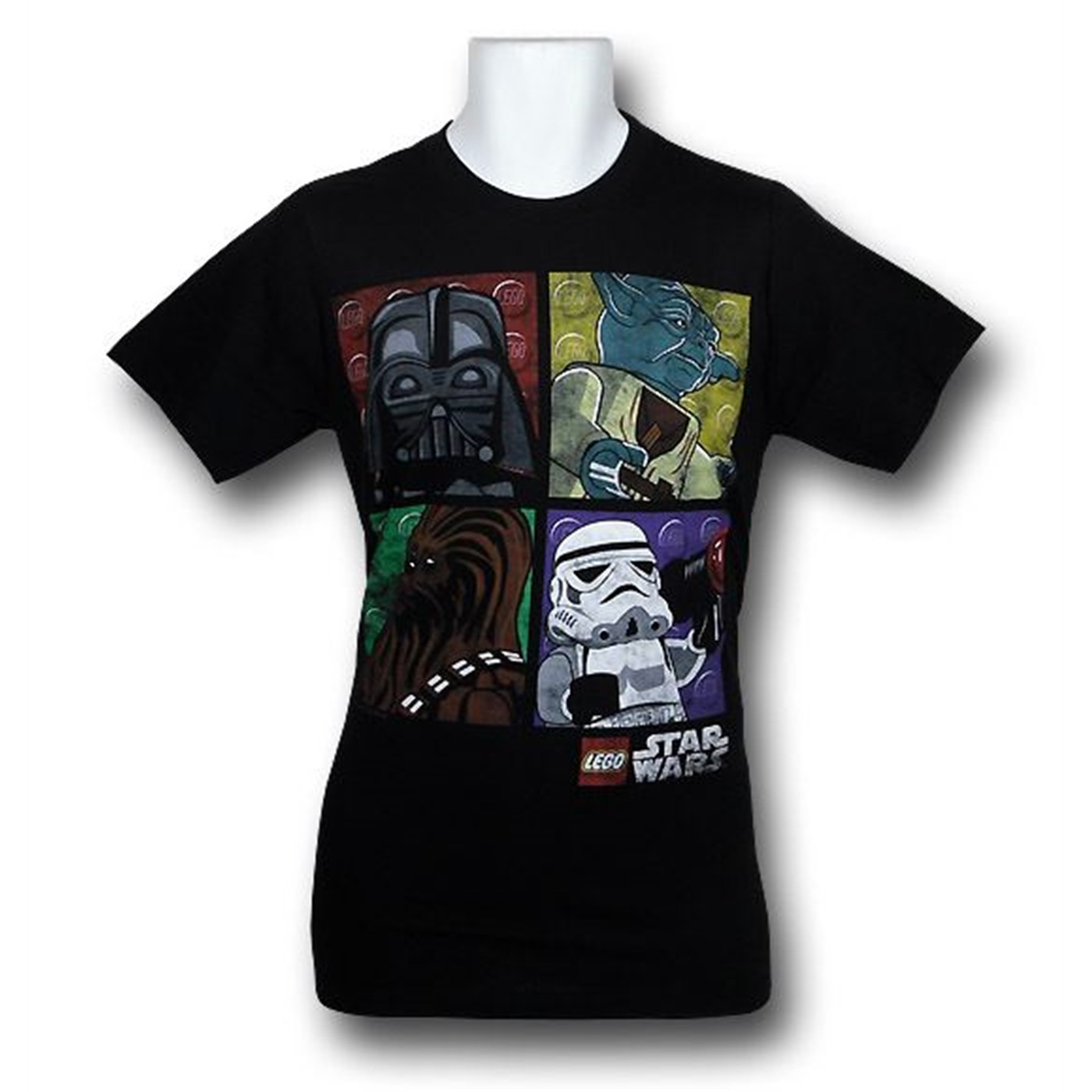 Star Wars Lego Montage 30s T-Shirt, Black