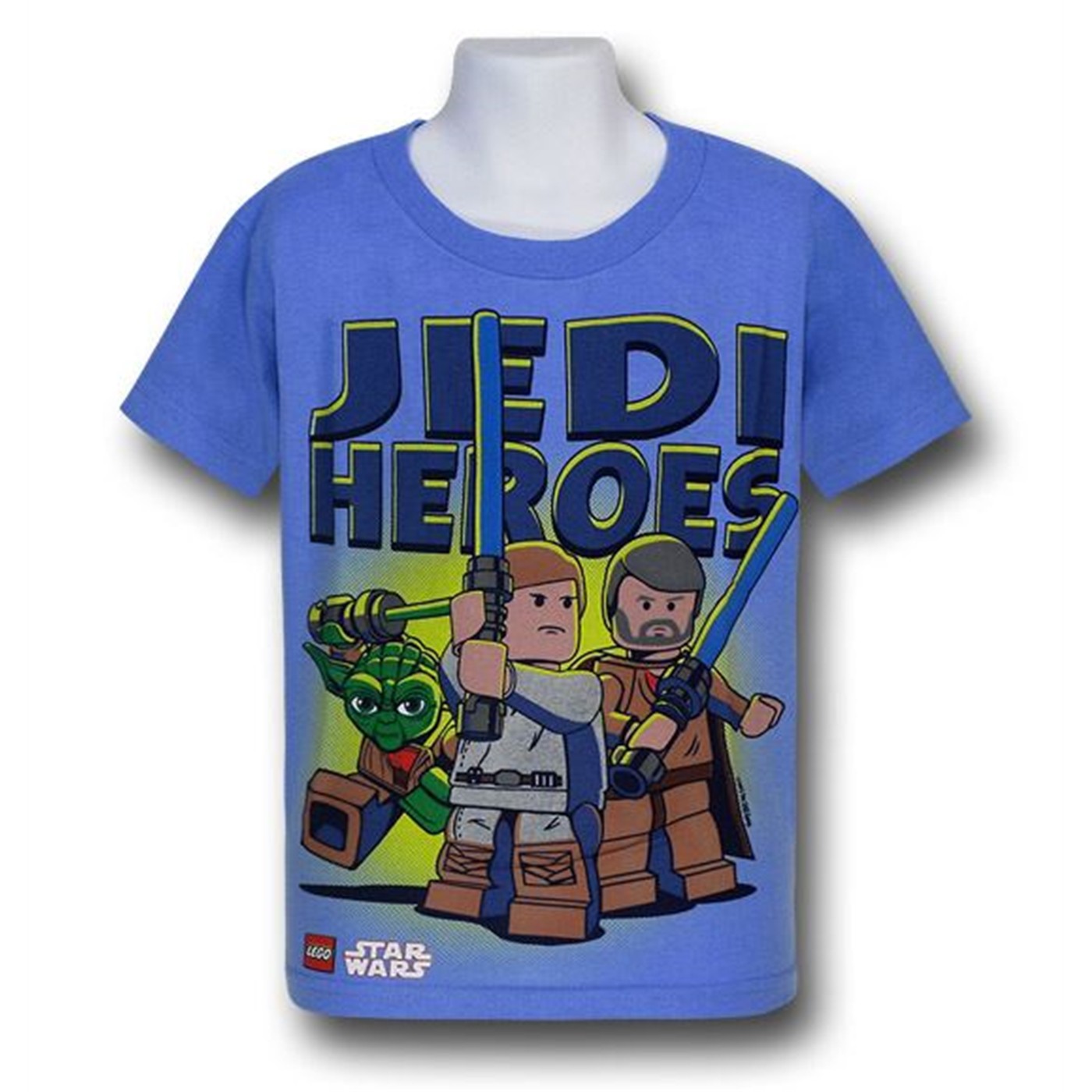 Star Wars Kids Lego Jedi Heroes T-Shirt, Blue