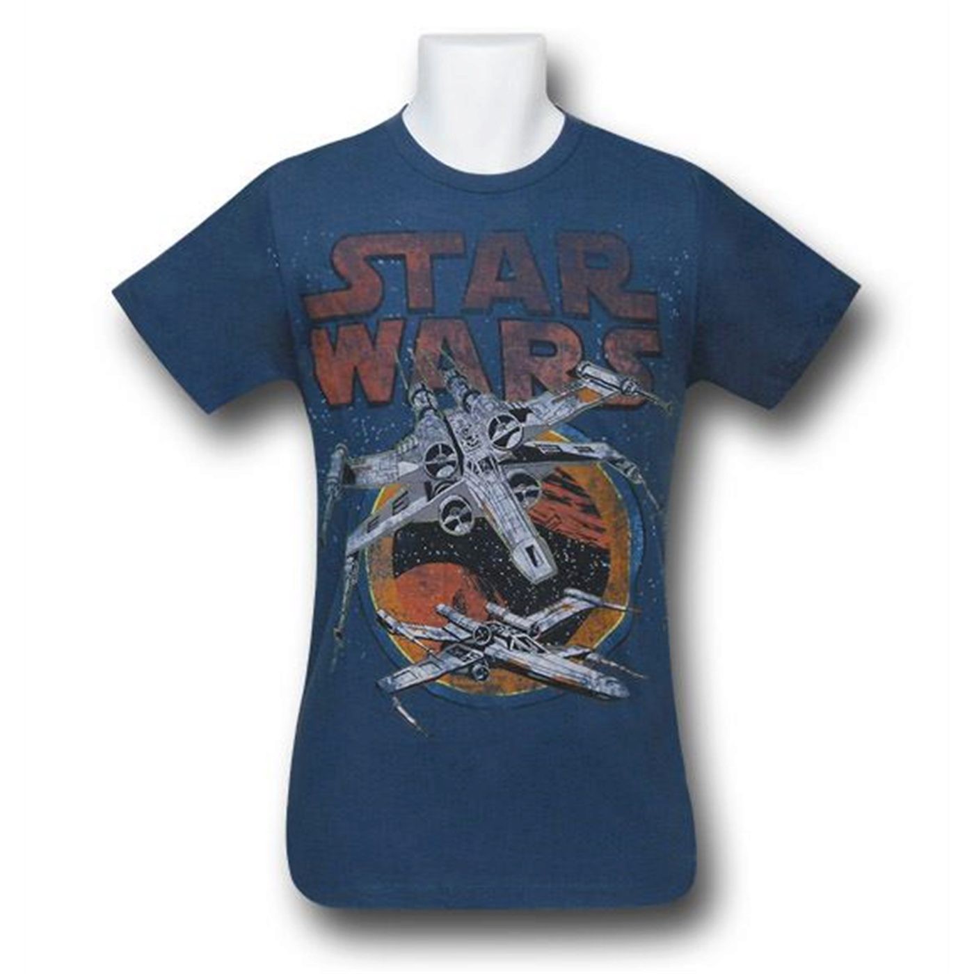 Star Wars X-Wing Squadron Light Navy T-Shirt, Blue