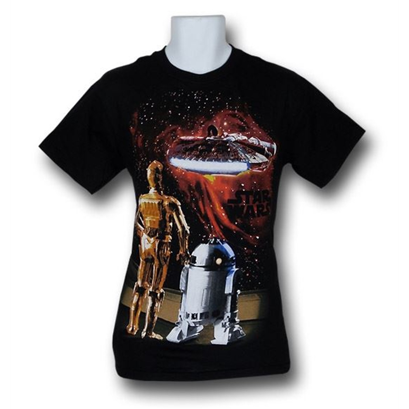 Star Wars Into the Nebula T-Shirt, Black