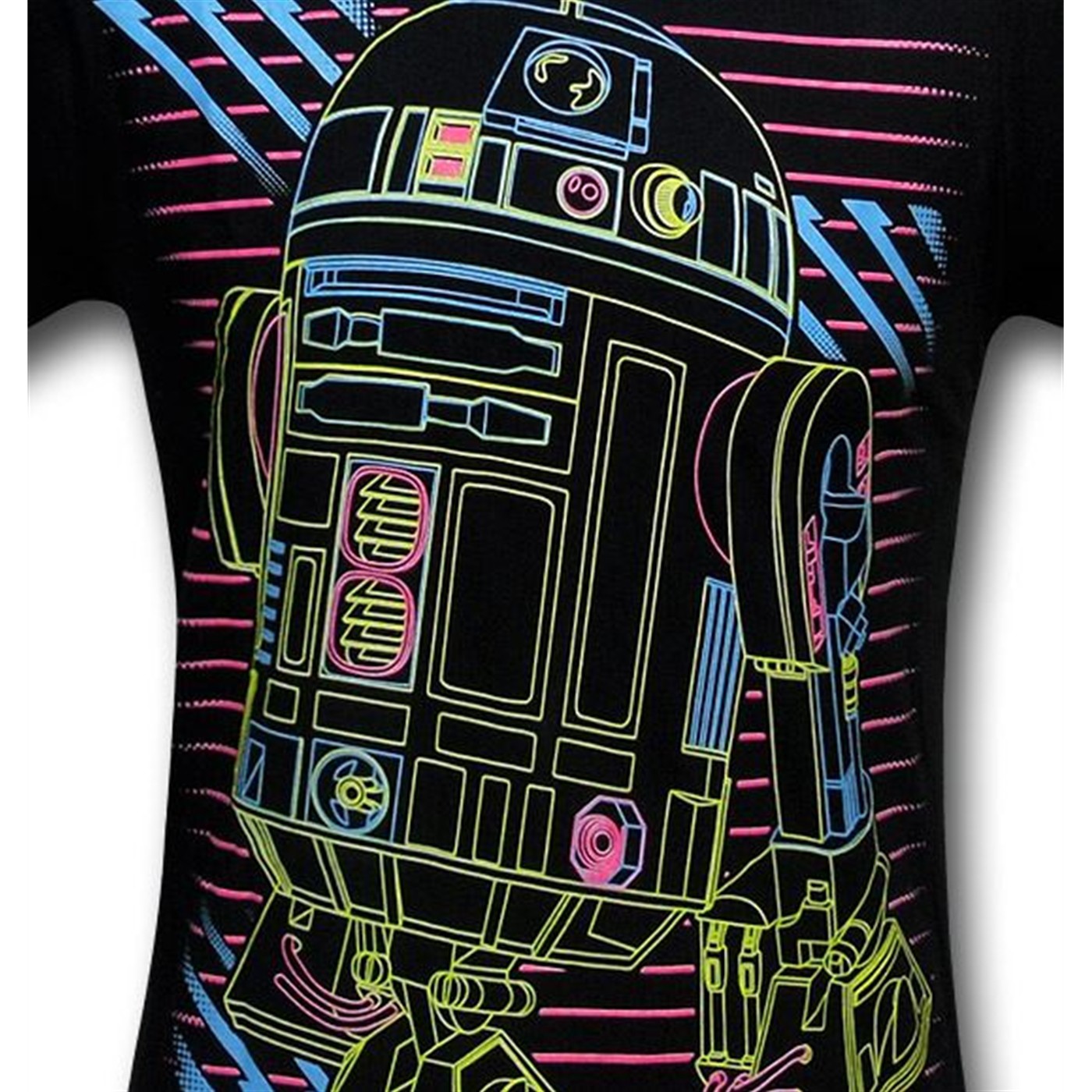 Star Wars Fluorescent R2 D2 30 Single T Shirt 1913