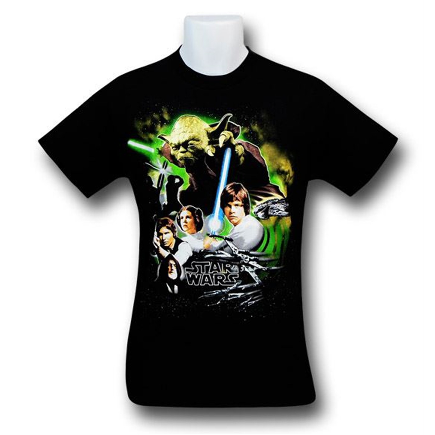 Star Wars Originals Kids Black Glow T-Shirt, Black