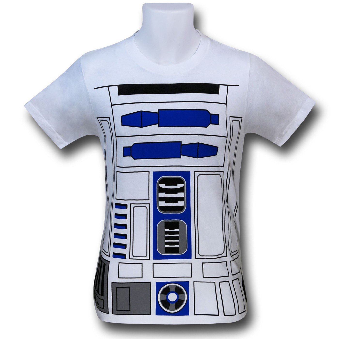 Star Wars R2D2 Costume 30 Single T-Shirt, White