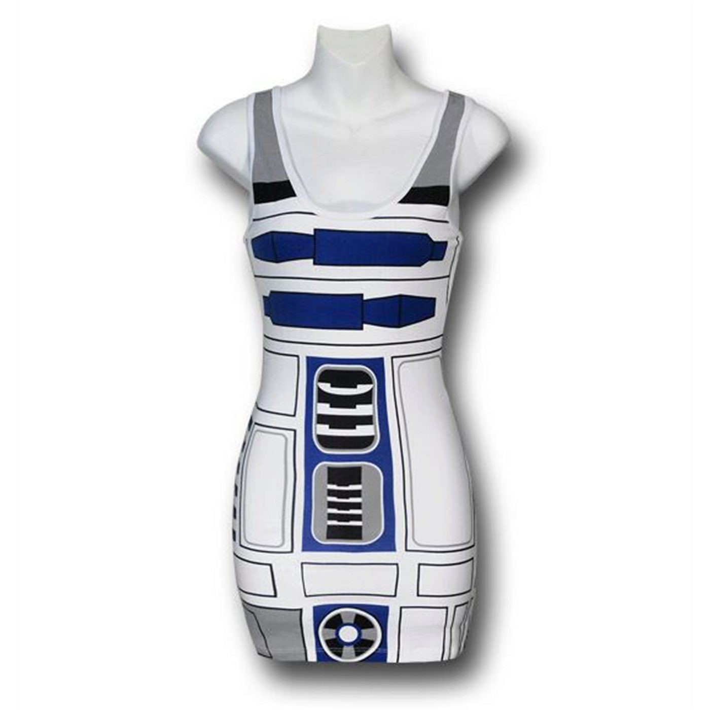 Robe Cosplay R2D2 Femme - Star Wars (Taille S-XXXL) - 95% Polyester