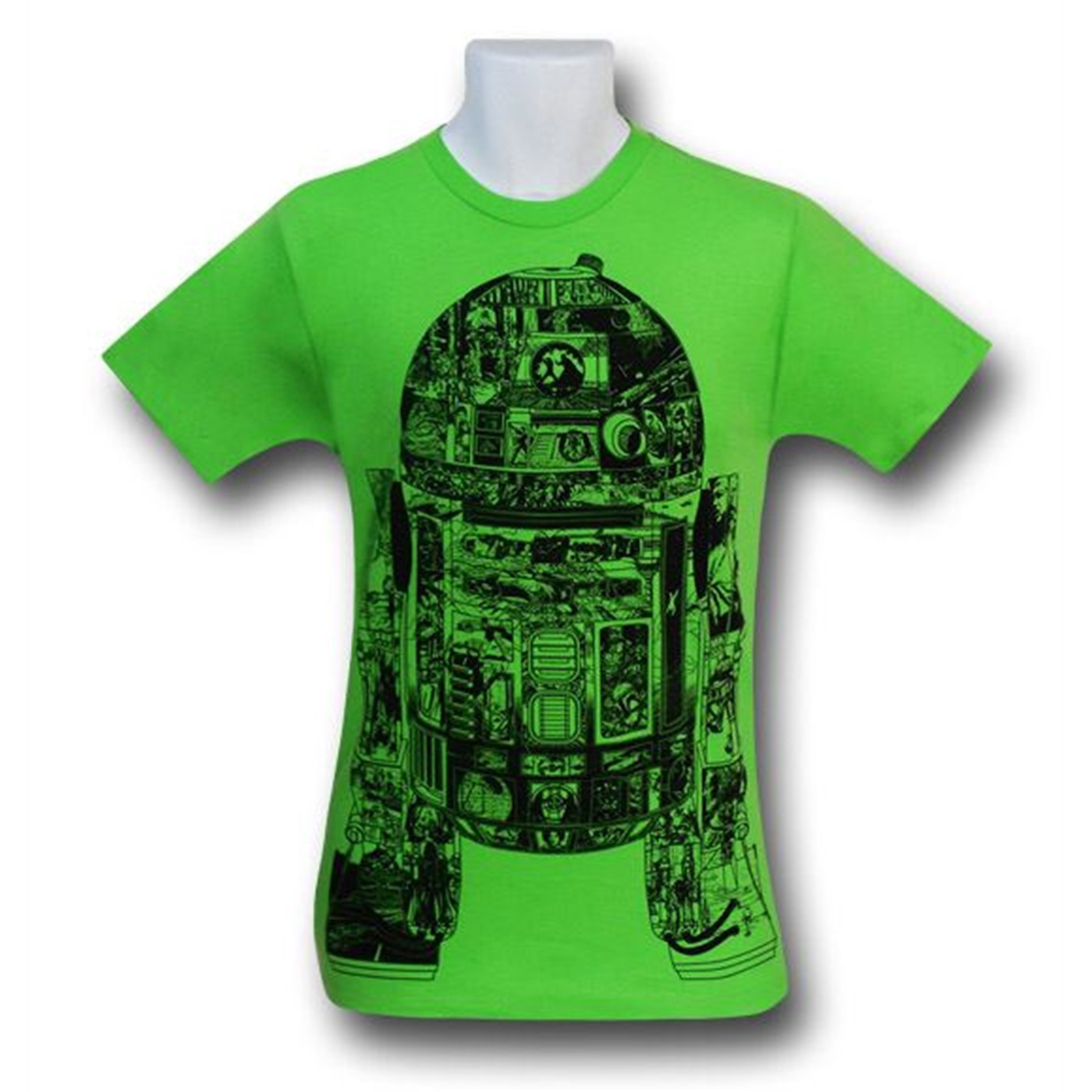 Star Wars R2D2 Green T-Shirt, Green