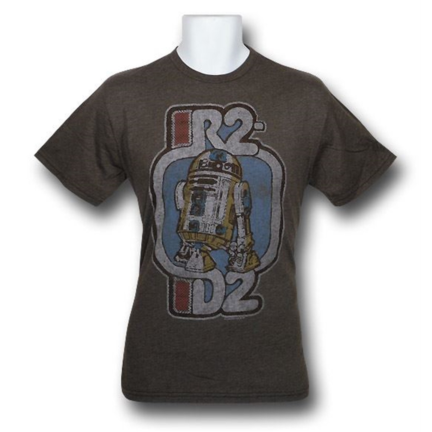 Star Wars R2-D2 Junk Food T-Shirt, Brown