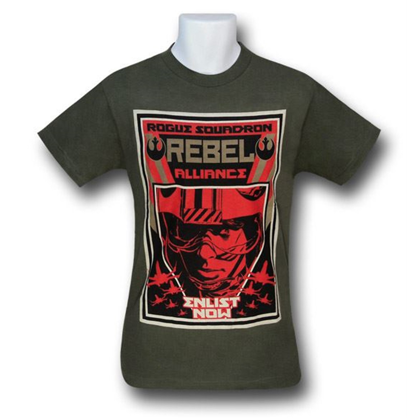 Star Wars Enlist Now Rebel T-Shirt, Green