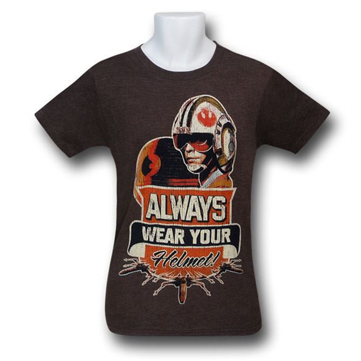 Star Wars Wear Your Helmet 30 Single T-Shirt, Brown