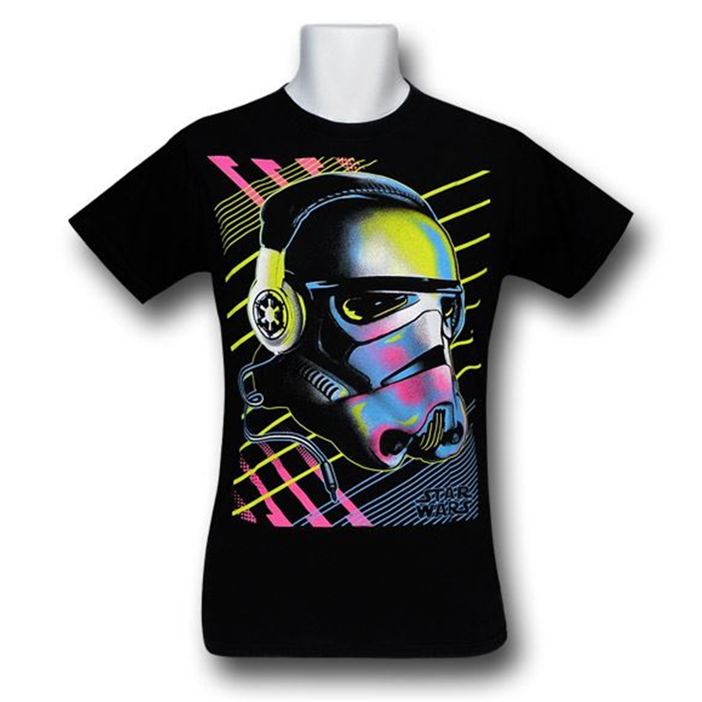 Star Wars Rockin' Stormtrooper 30 Single T-Shirt, Black