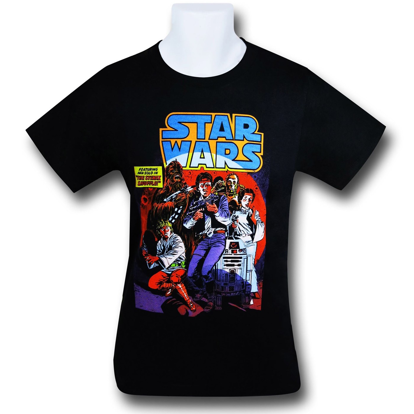 Star Wars Stenax Shuffle 30 Single T-Shirt, Black