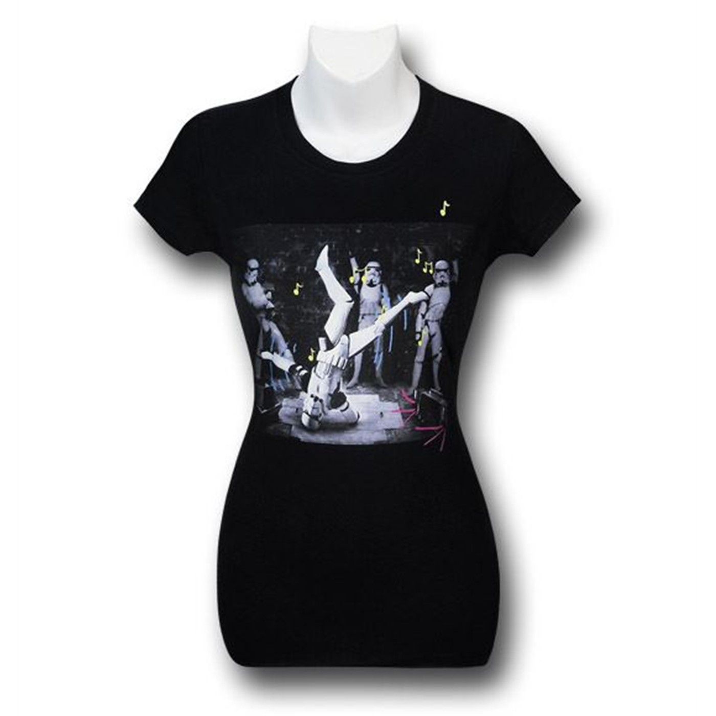 Star Wars Trooper Breakdance Juniors T-Shirt, Black
