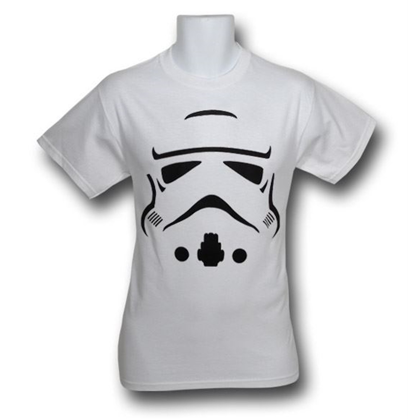 Star Wars Stormtrooper Close Up (30 Single) T-Shirt, White