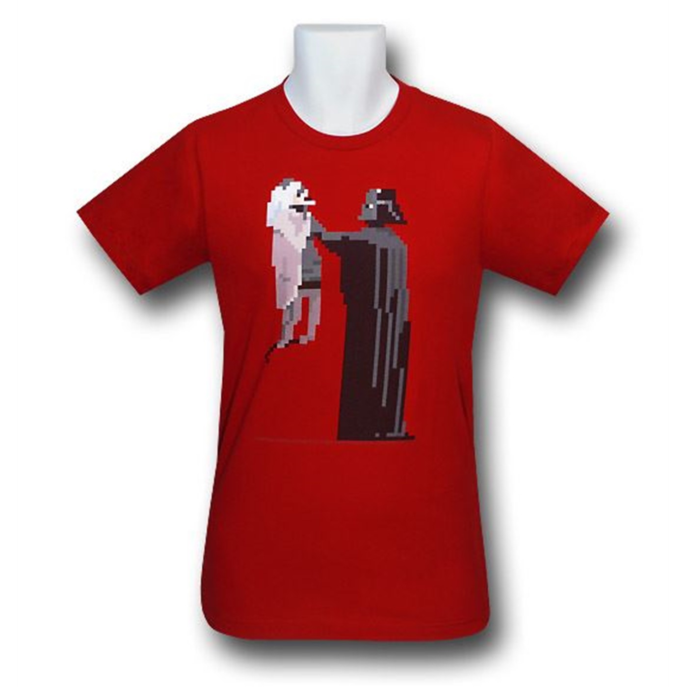 Vader Strangle Rebel Pixelated 30 Single T-Shirt, Red