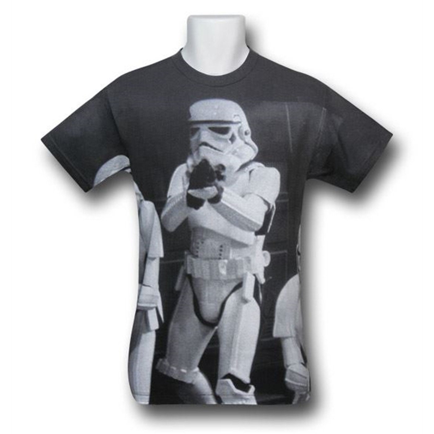 Stormtroopers Galactic Assault Glowing Sublimated T-Shirt, Grey