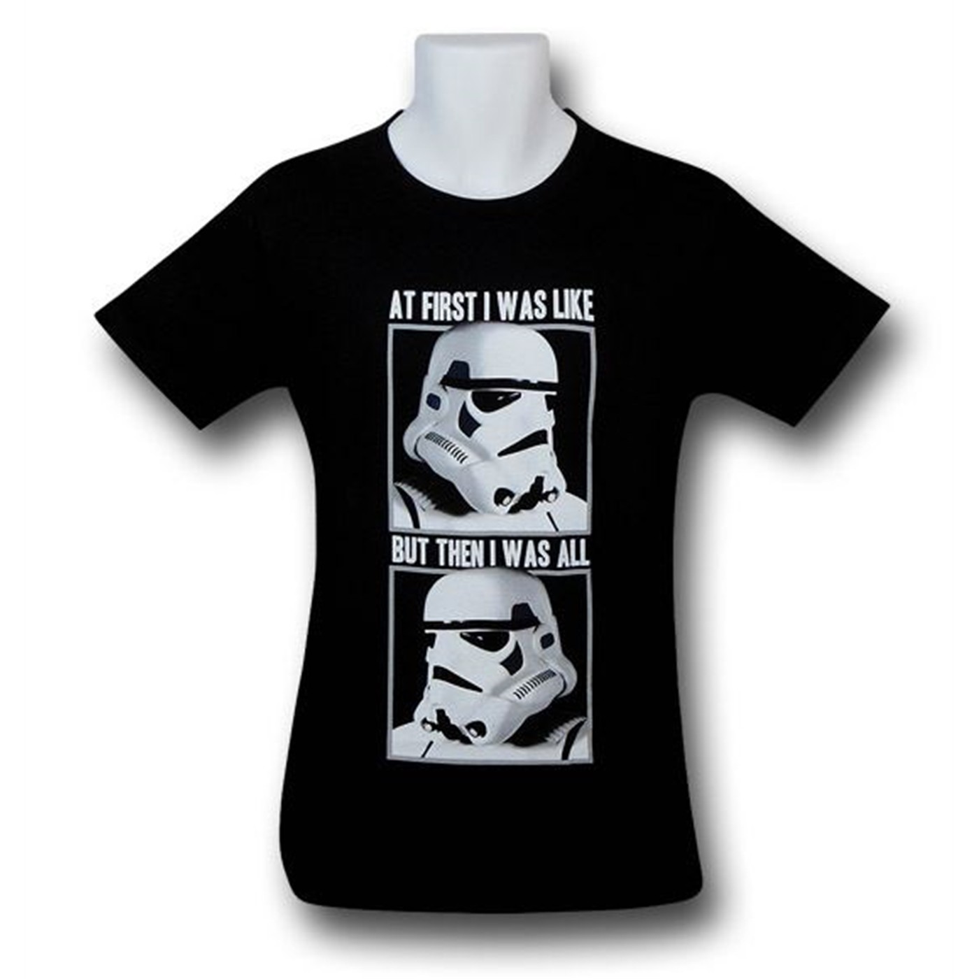 Star Wars Stormtrooper First 30 Single T-Shirt, Black