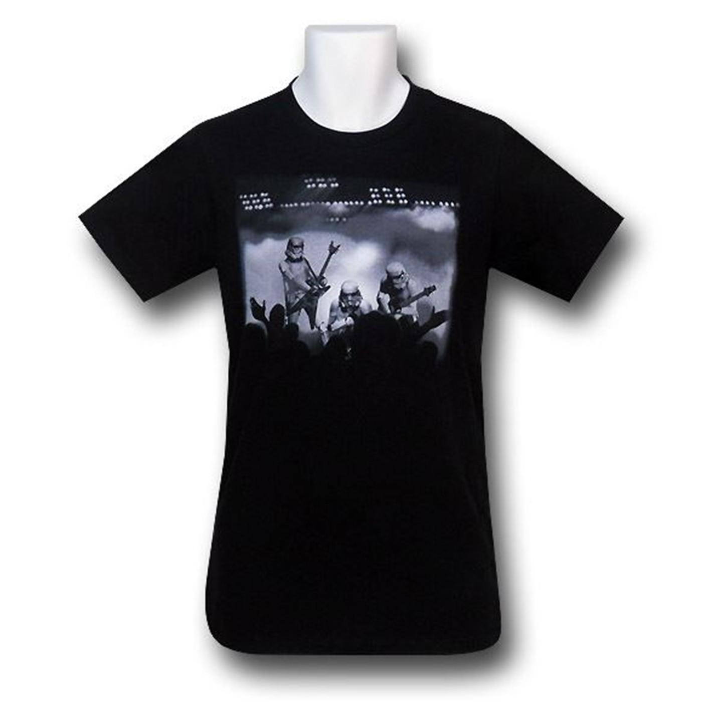 Star Wars Stormtrooper Concert 30 Single T-Shirt, Black