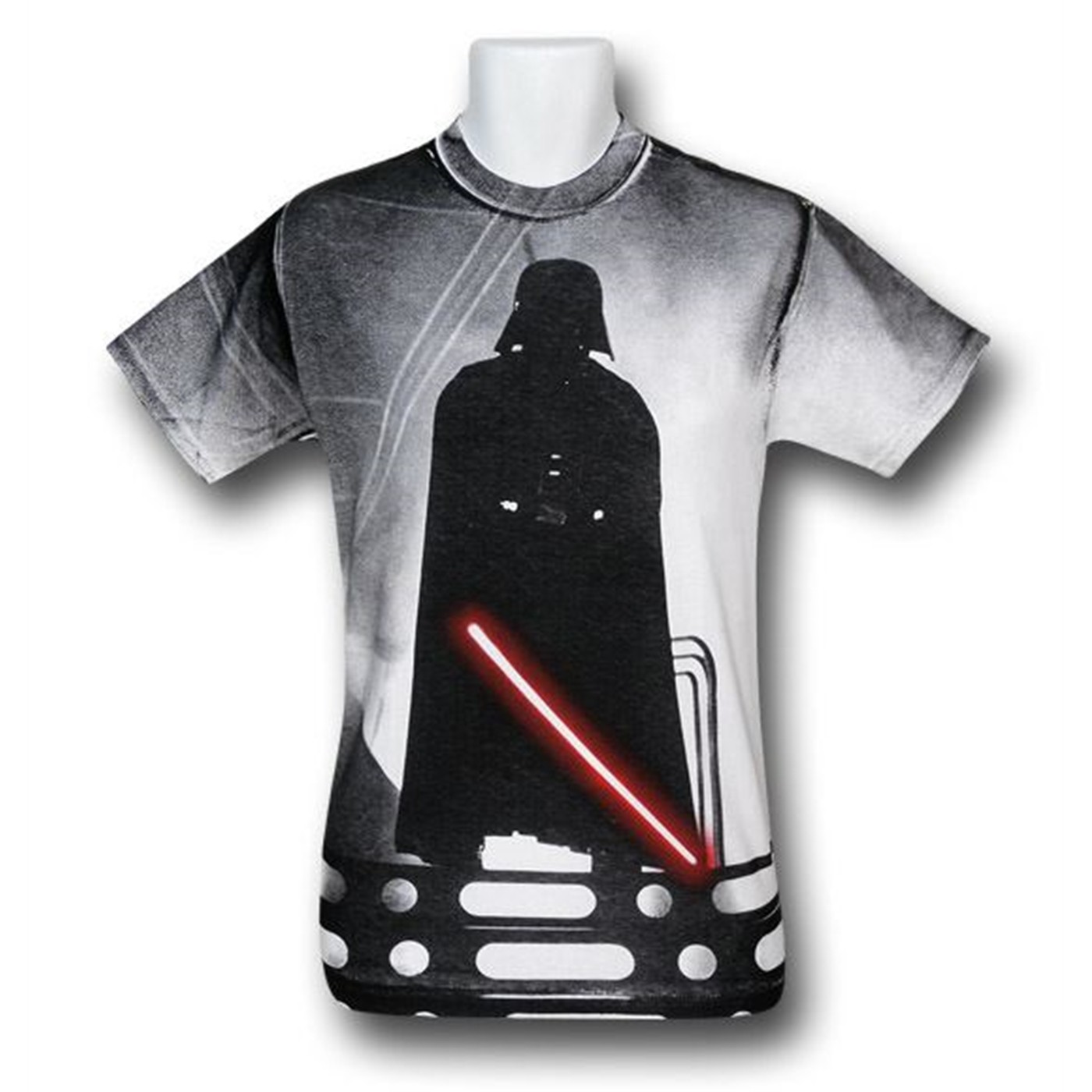 Darth Vader Join Me Luke Glowing Sublimated T-Shirt, White