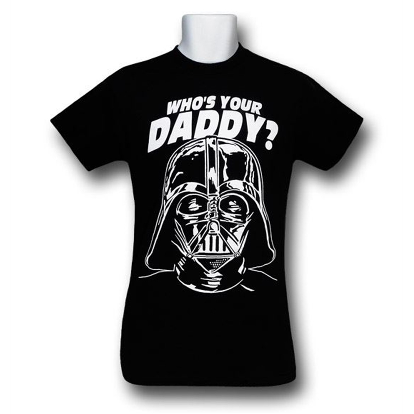 Star Wars Vader 'Who's Your Daddy' T-Shirt, Black