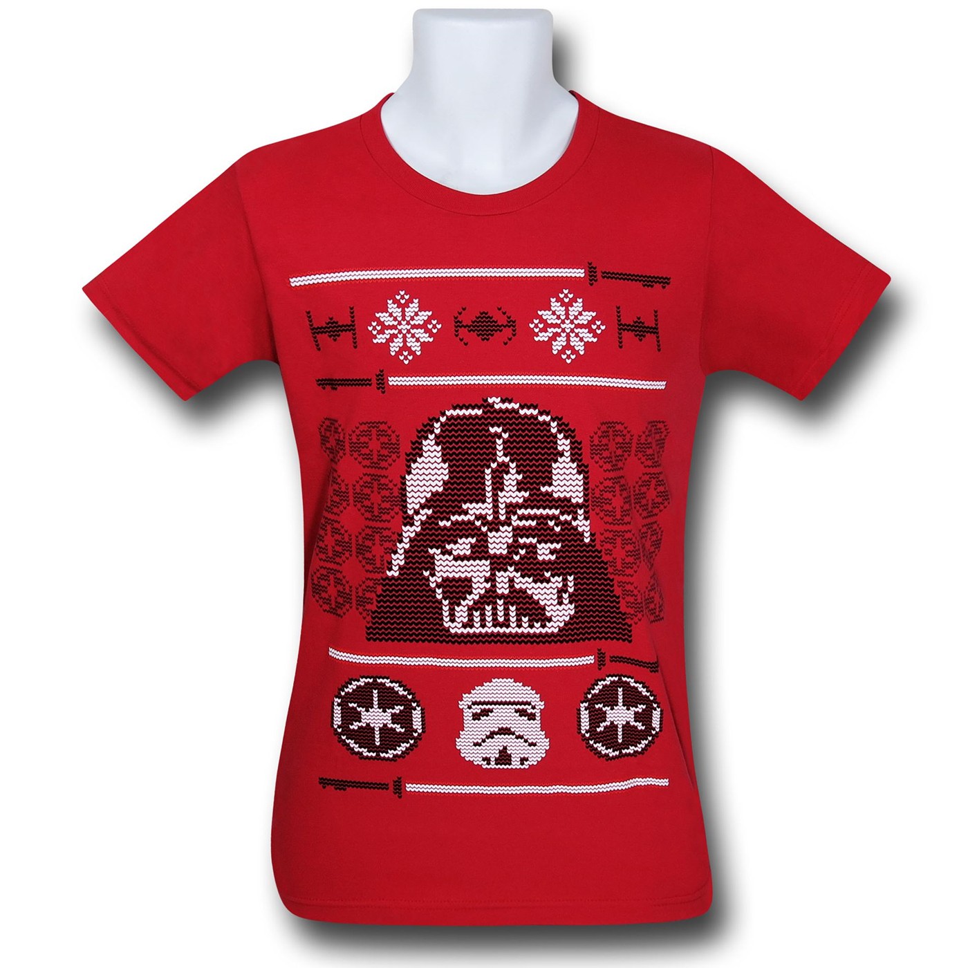 Star Wars Vader Sweater Style 30 Single T-Shirt, Red