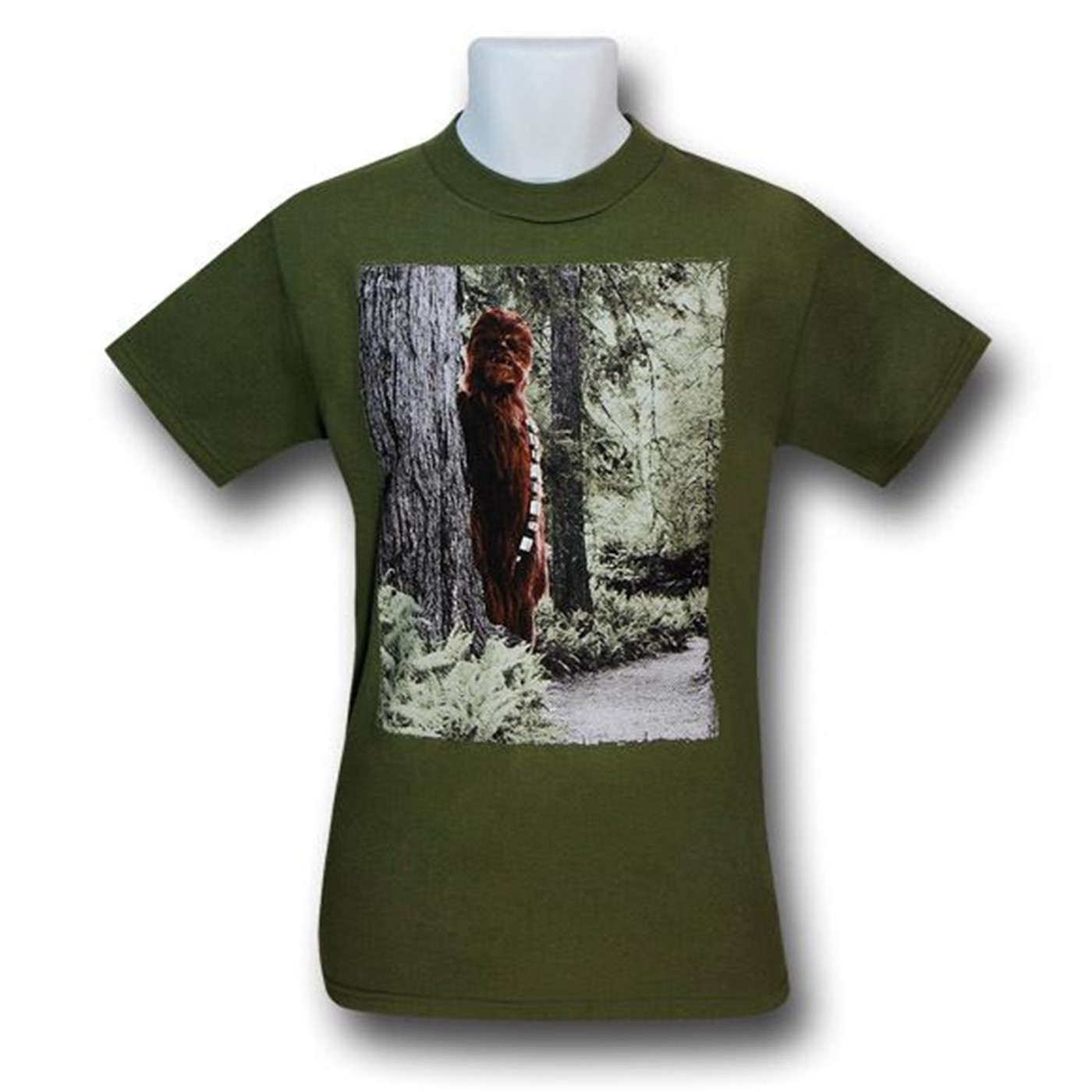 Star Wars Wookiee in the Woods T-Shirt, Green