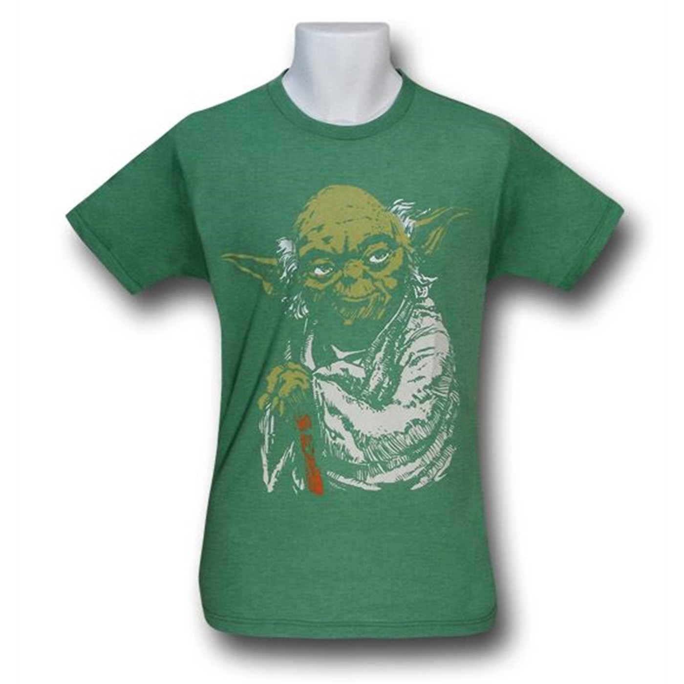 Star Wars Yoda Green 30 Single T-Shirt, Green