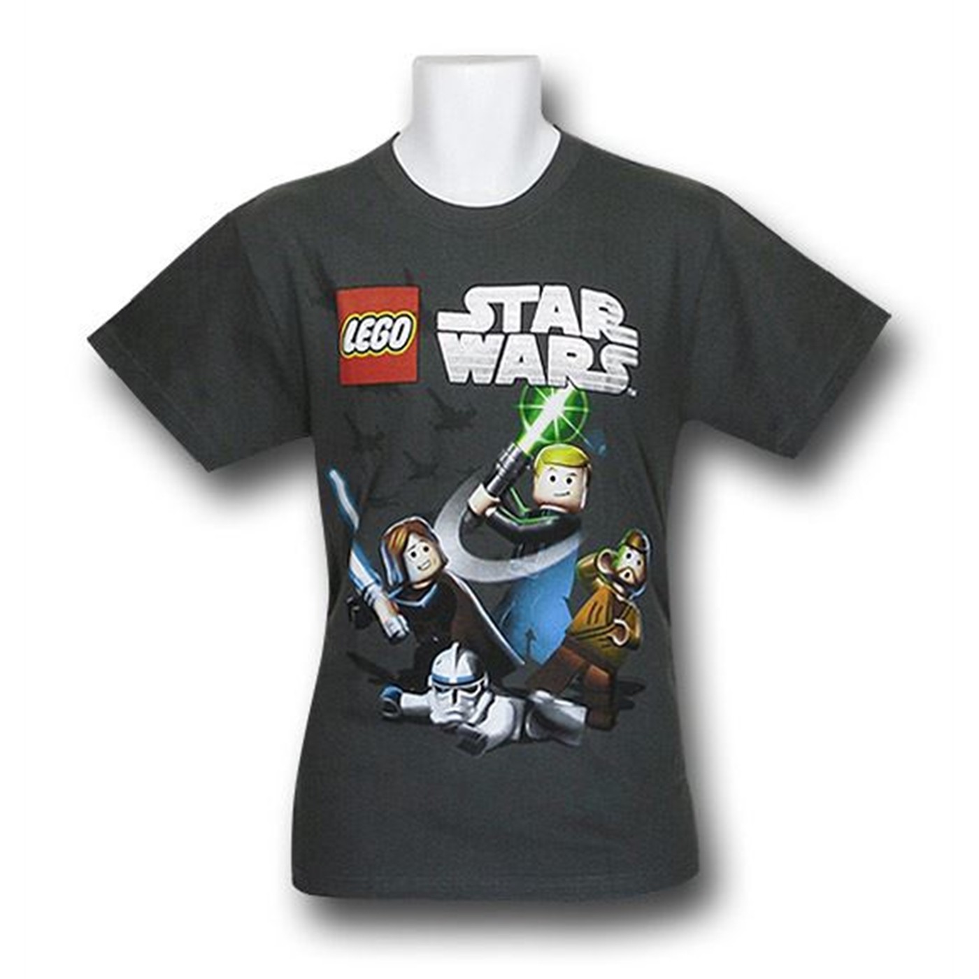 Star Wars Lego Kids Wild Jedi T-Shirt, Grey