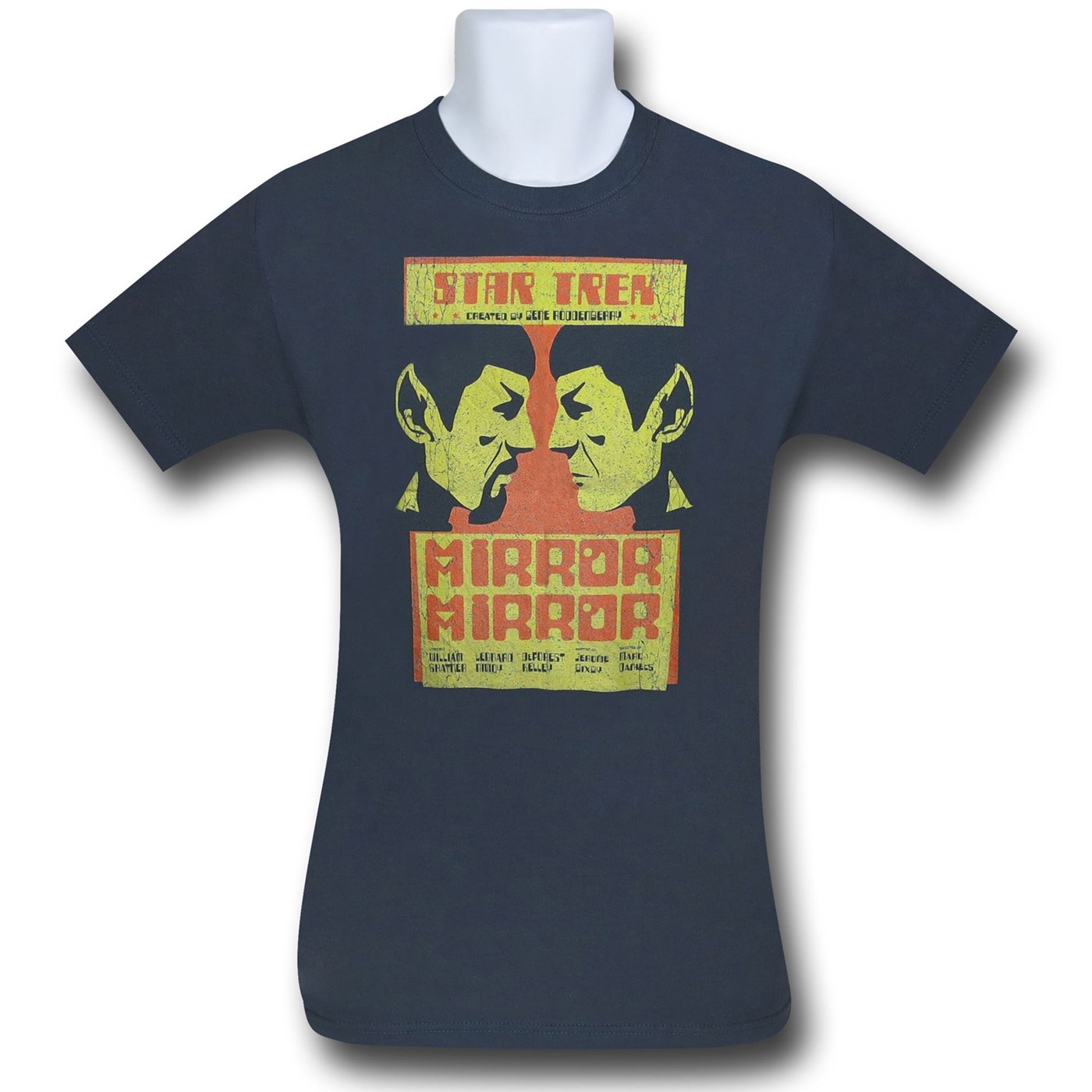 Star Trek Vintage Mirror 30 Single T-Shirt, Grey
