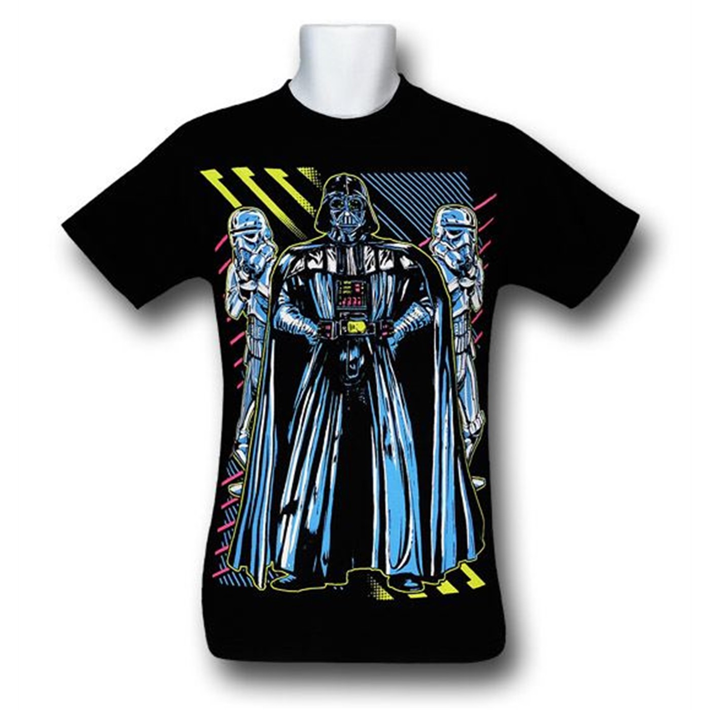 Star Wars Vader's Neon Brigade T-Shirt, Black