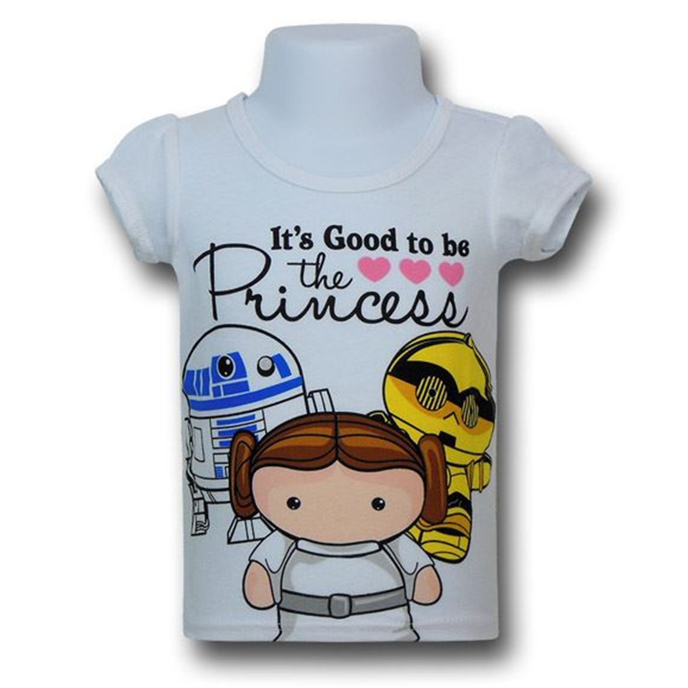 Star Wars Good To Be The Princess Kids T-Shirt, White