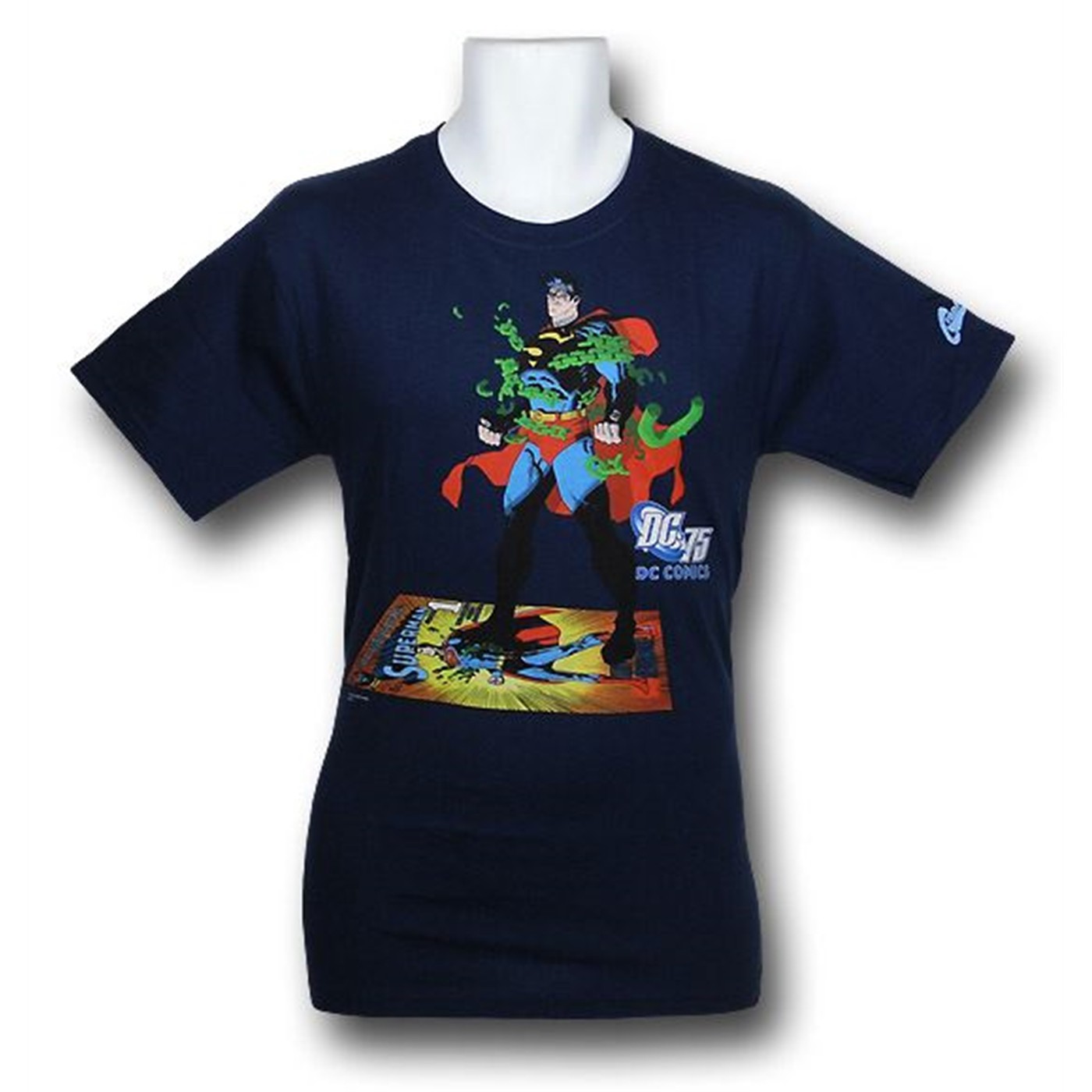 DC 75th Anniversary Superman #233 T-Shirt, Blue