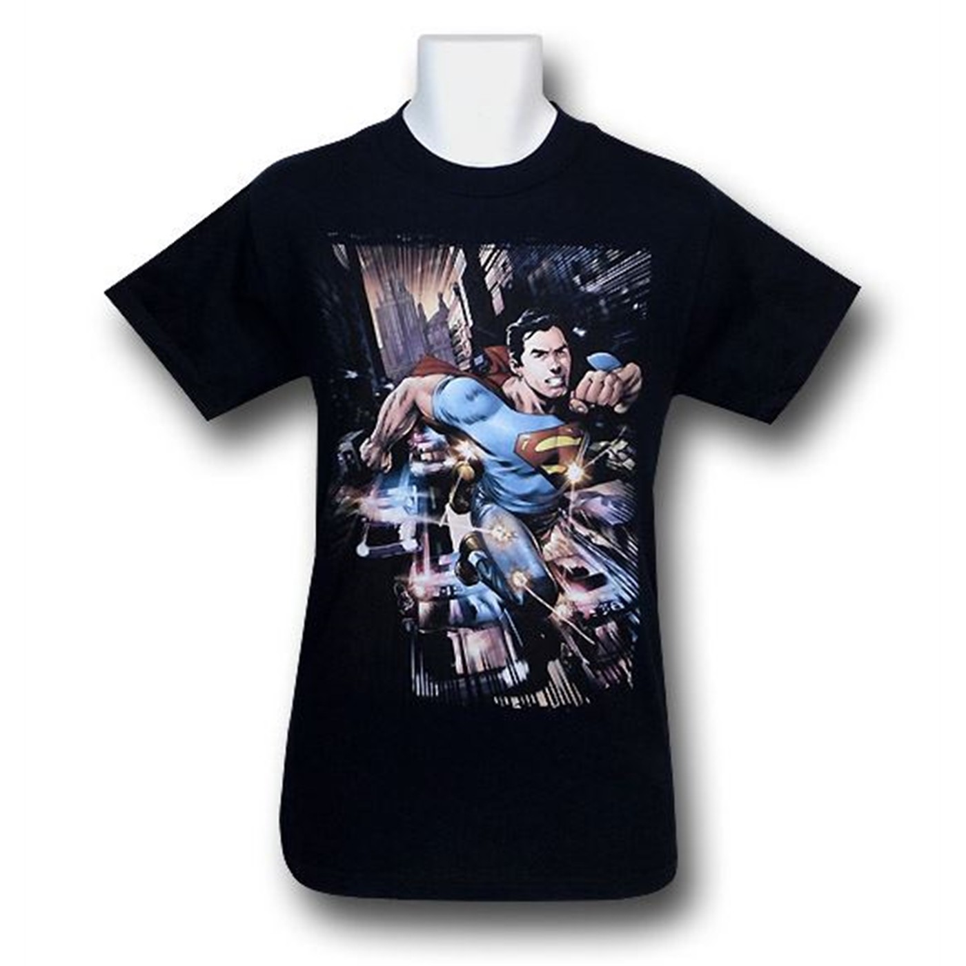 Superman Action Comics New 52 #1 T-Shirt, Blue