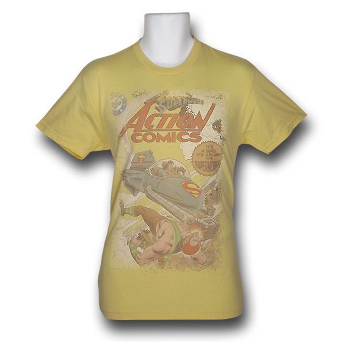 Superman Action Comics #481 (30 Single) T-Shirt, Yellow