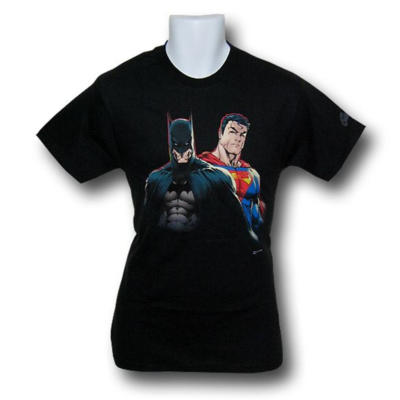 Superman Batman T-Shirt by Michael Turner, Black