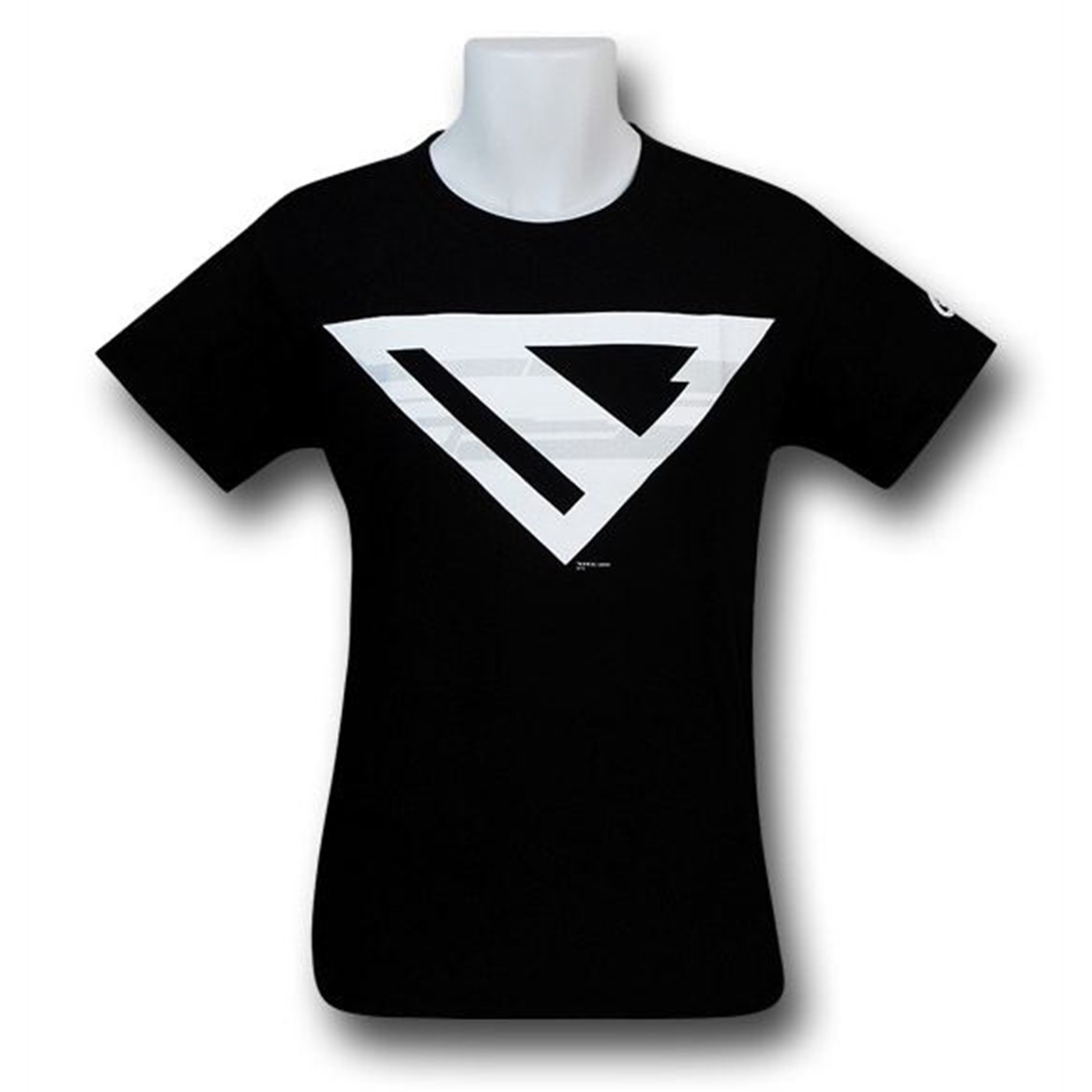 Superman Beyond Symbol Black T-Shirt, Black