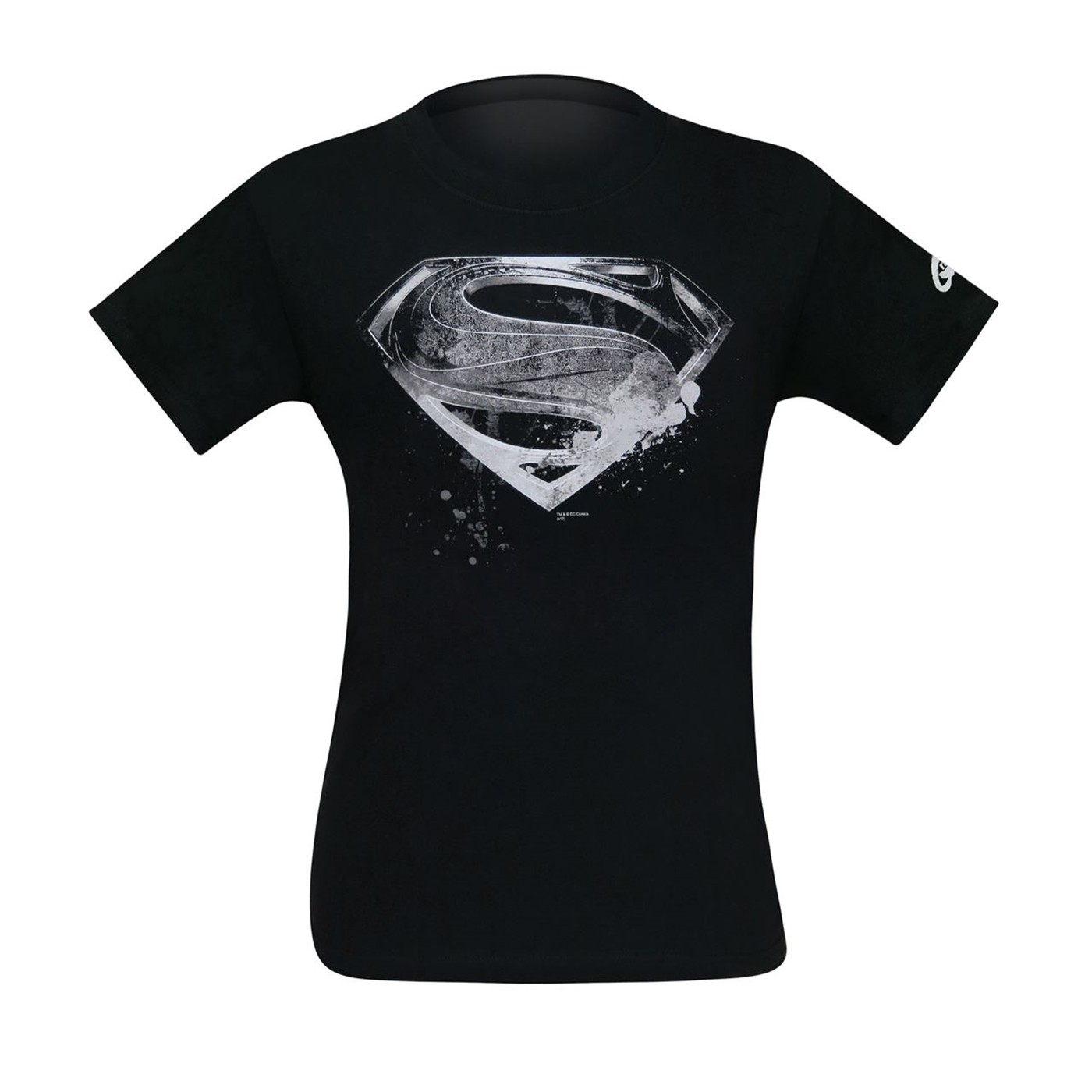 Superman Justice League Movie Symbol Men's T-Shirt, Black
