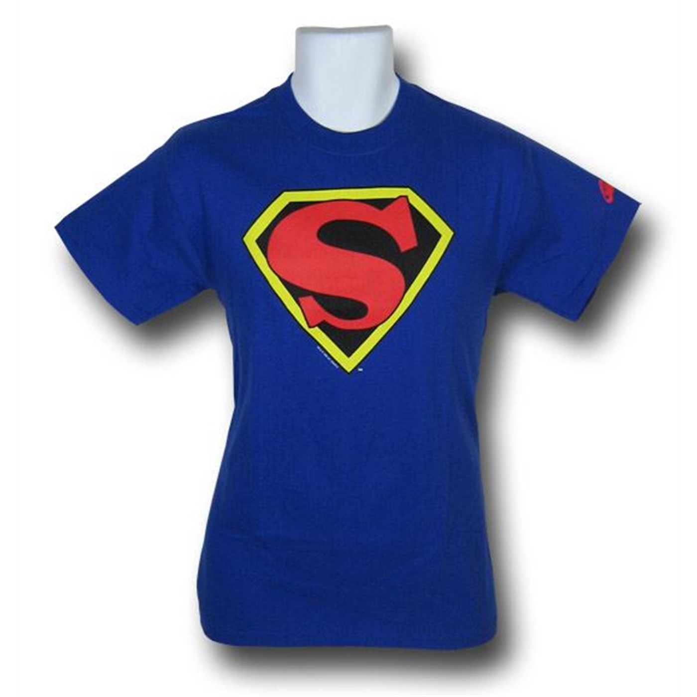 Superman Classic Symbol T-Shirt, Blue