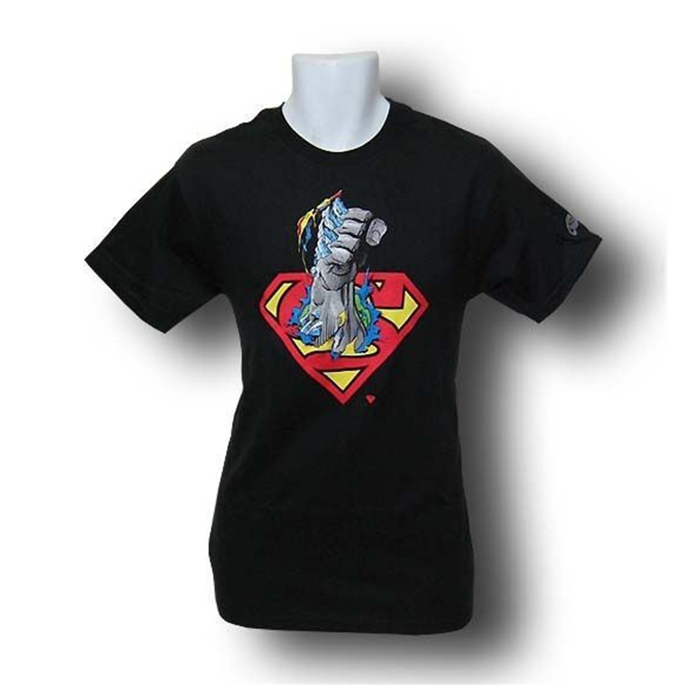 Superman Doomsday Fist T-Shirt, Black