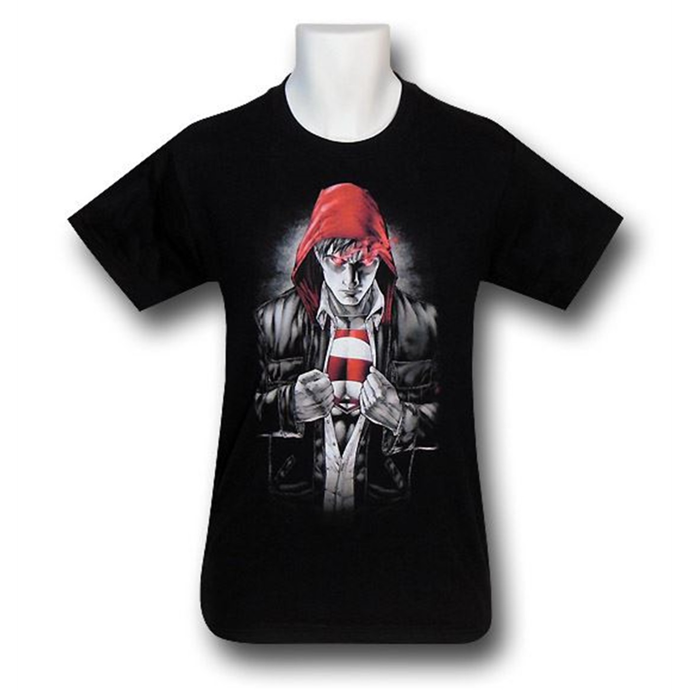 Superman Earth One Cover Black T-Shirt, Black
