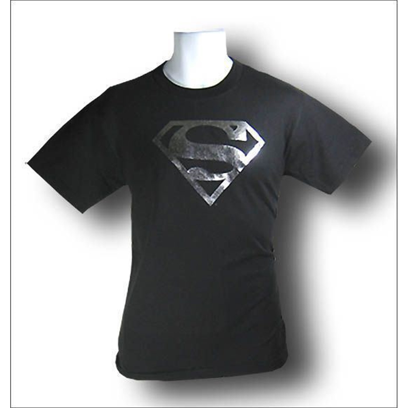 Fifth Sun T-Shirts Superman Silver Foil T-Shirt