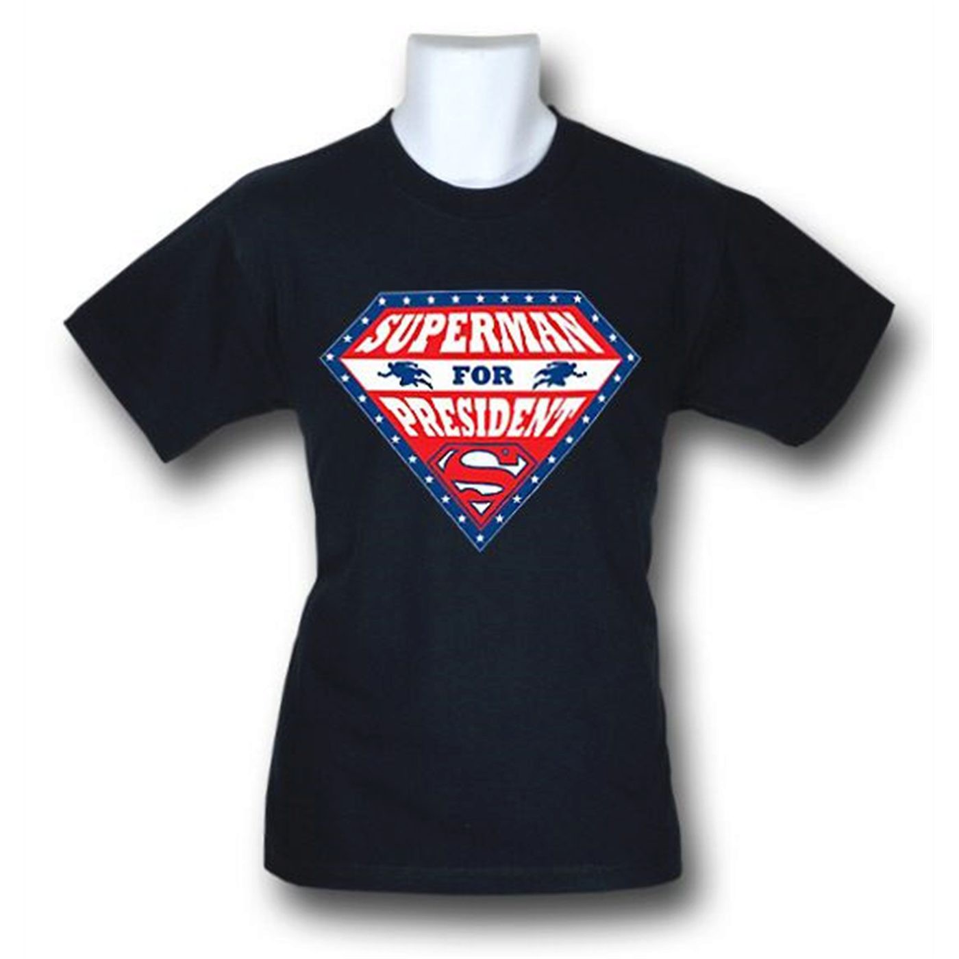 Superman For President T-Shirt, Blue